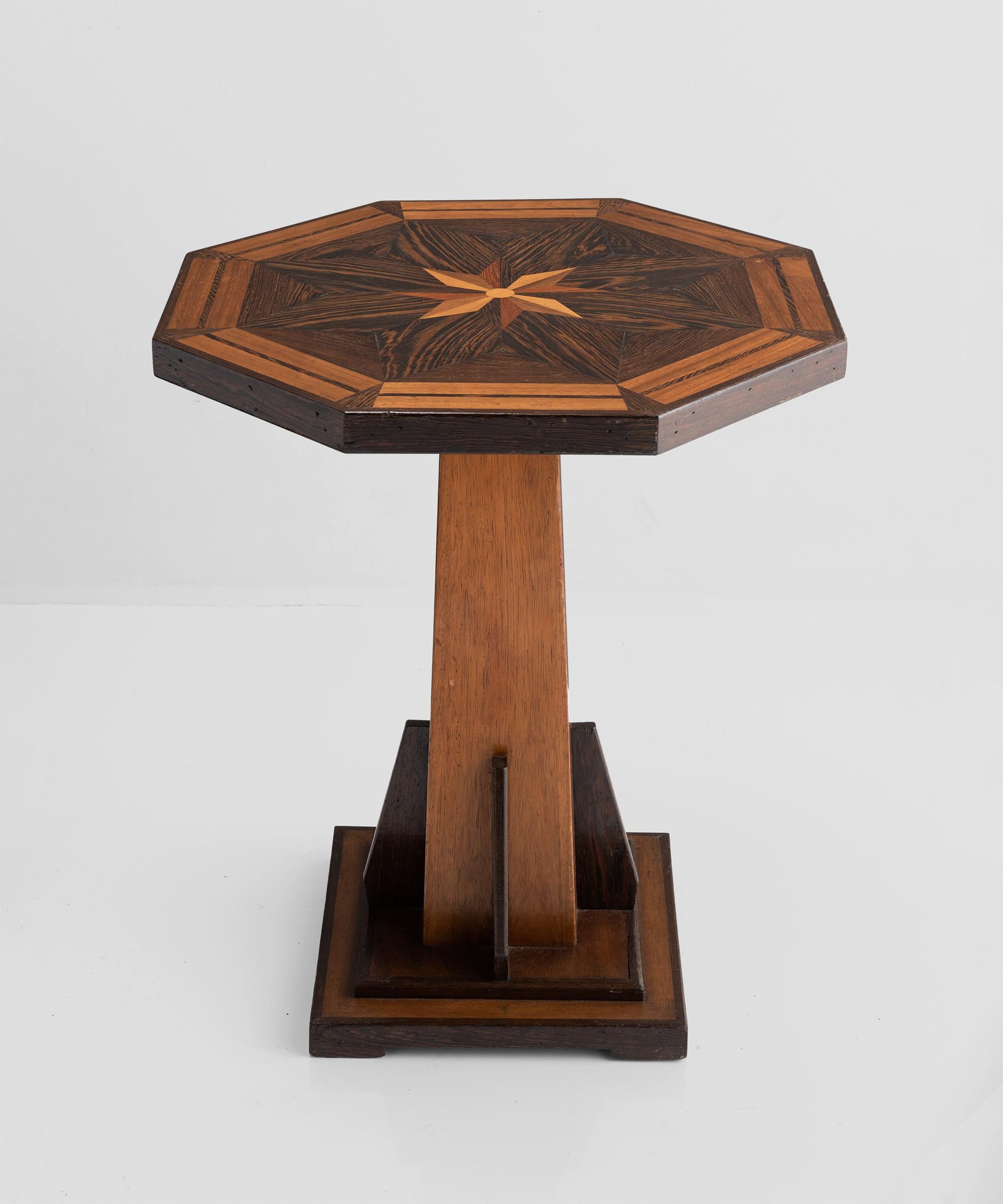 Late 19th Century Octagonal Occasional Table, England, circa 1870