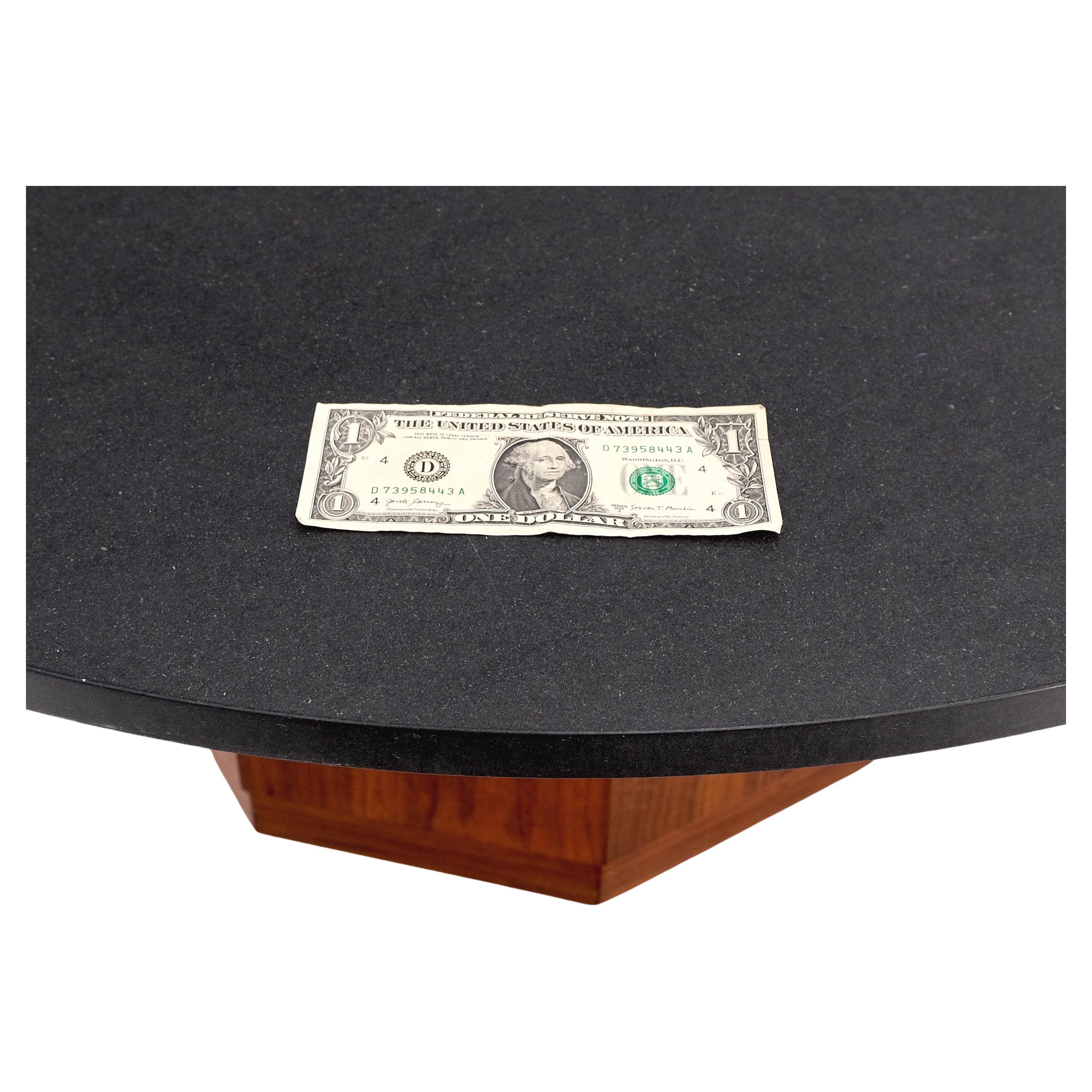 coffee table with slate top
