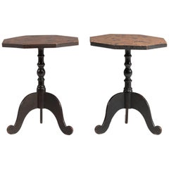 Octagonal Patchwork Table, circa 1890