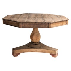 Octagonal Pedestal Table, Sweden, 19th Century