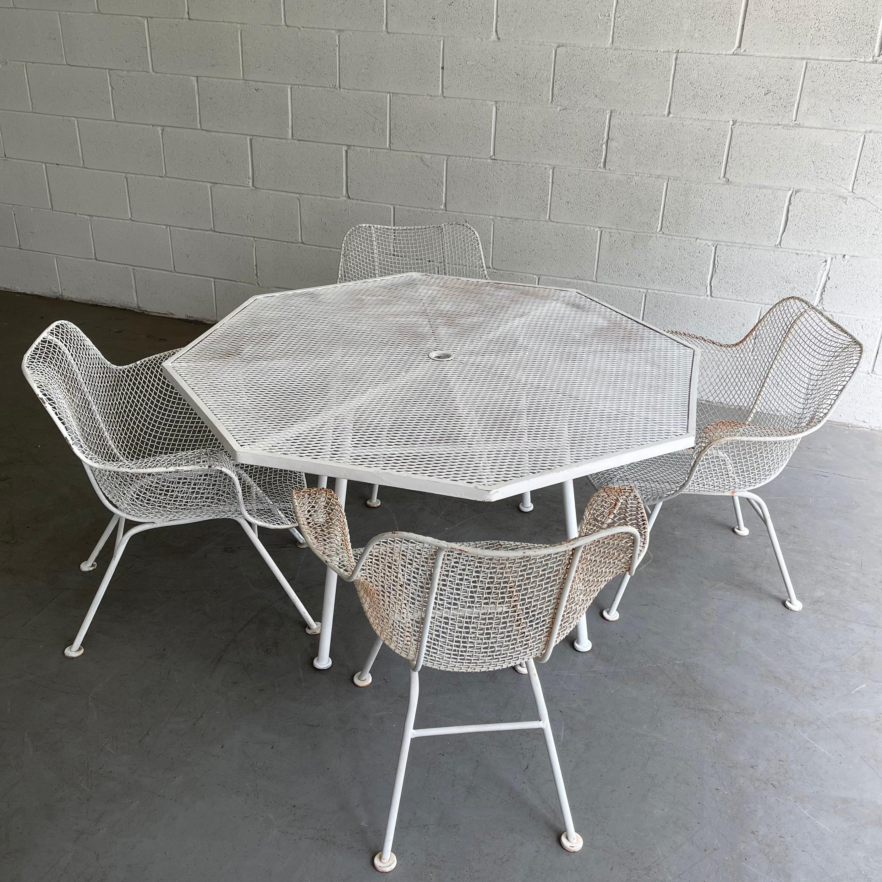 octagonal garden table set