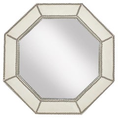 Octagonal Studded Mirror