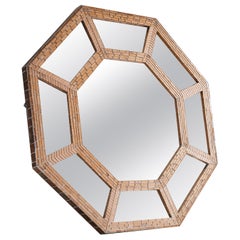 Octagonal Ventana Mosaic Mirror, Handmade in UK by Claire Nayman