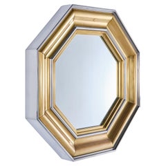 Octagonal Wall Mirror by Sandro Petti for Maison Jansen, 1970s