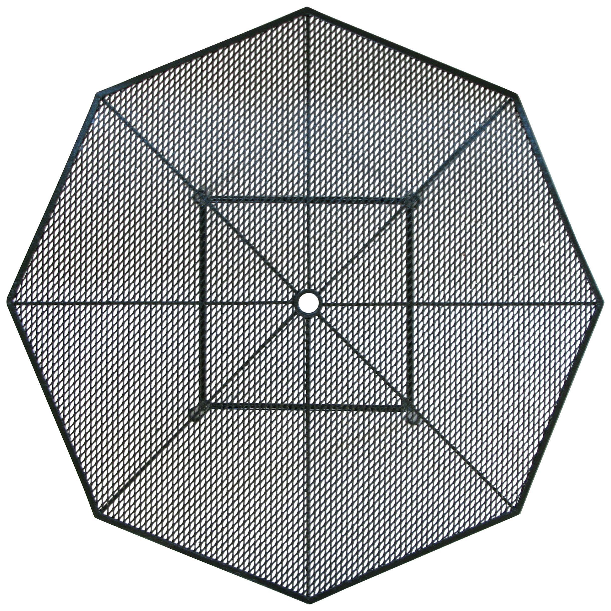 Octagonal Wrought Iron 
Sculptura
 Dining Table by Russell Woodard