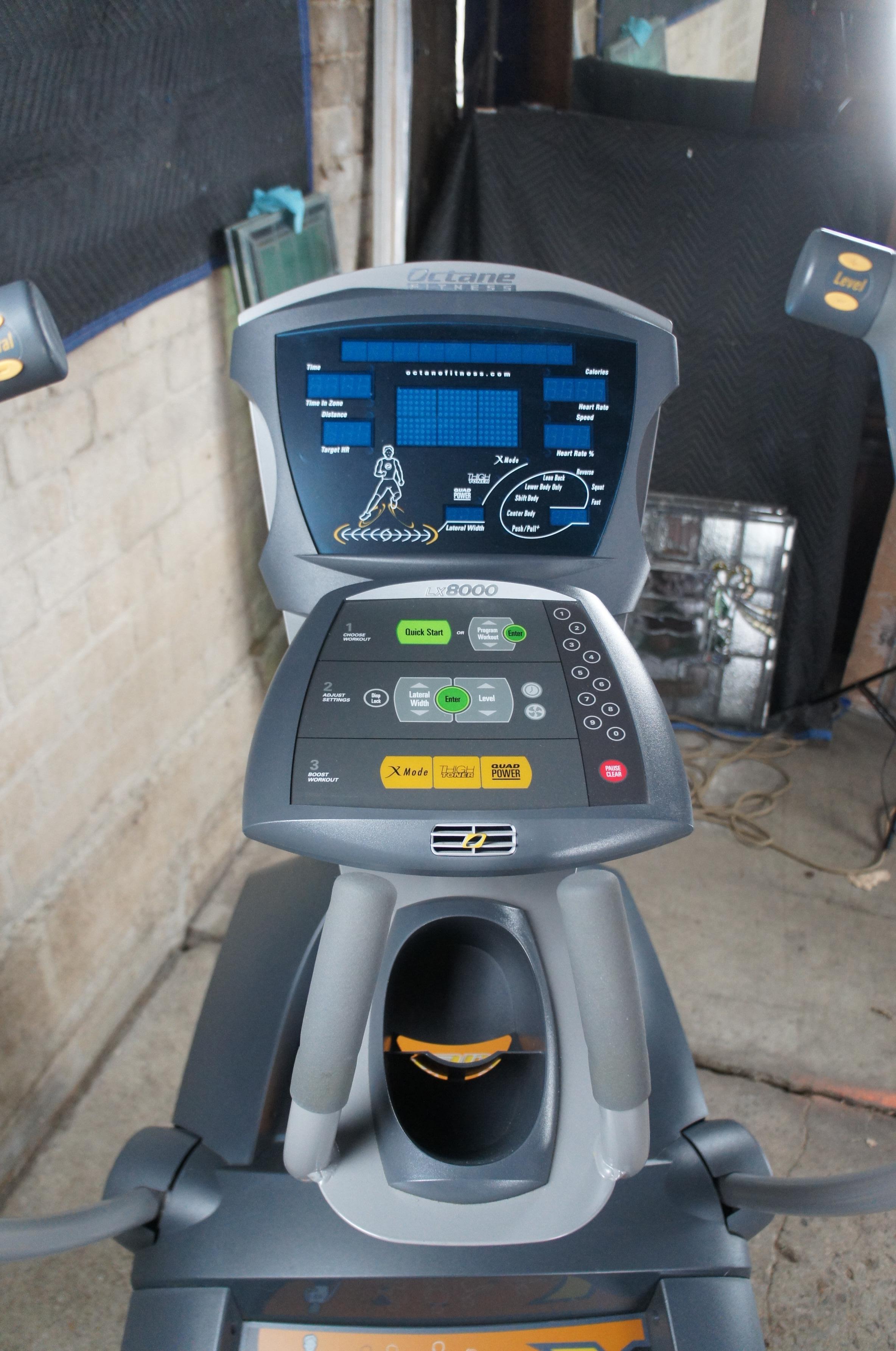Octane Fitness Lateral Elliptical LX 8000 Crosstrainer Commercial Gym Equipment For Sale 1