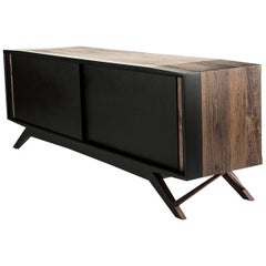 Octanov Walnut and Mahogany Cabinet/Credenza by ATRA