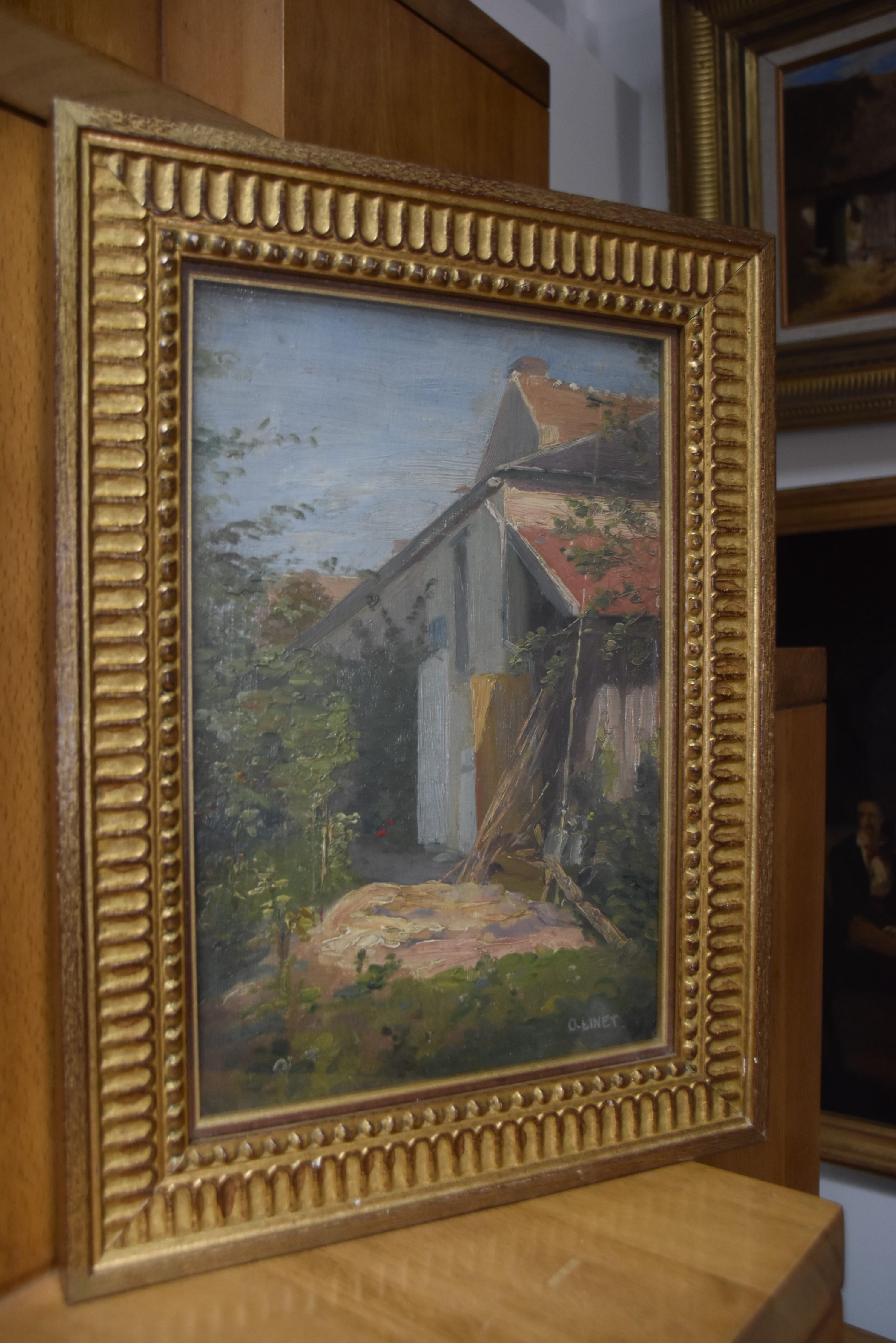Octave Linet (1870-1962) A garden, 1901, oil on canvas signed and dated 8