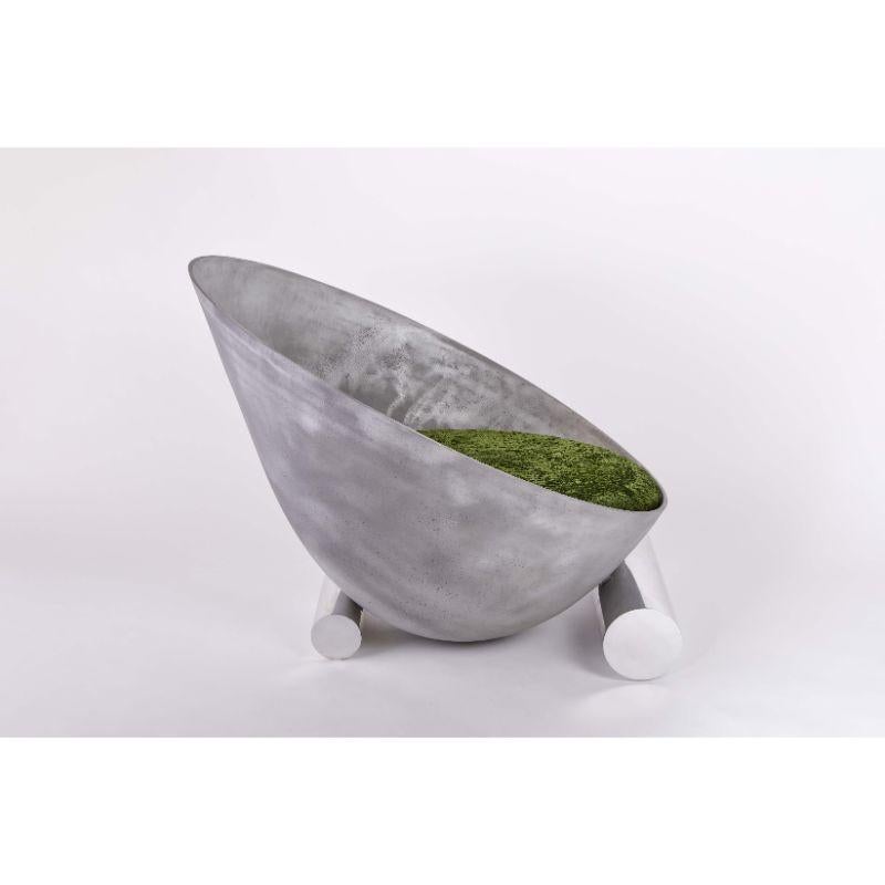 Octavia-Stuhl, grau und grün von Laun im Zustand „Neu“ im Angebot in Geneve, CH