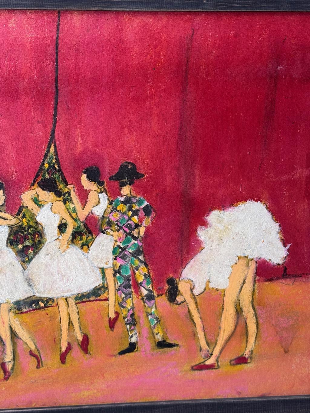 Bailarina y Pierrot by Octavio Rojo, 2009 For Sale 5