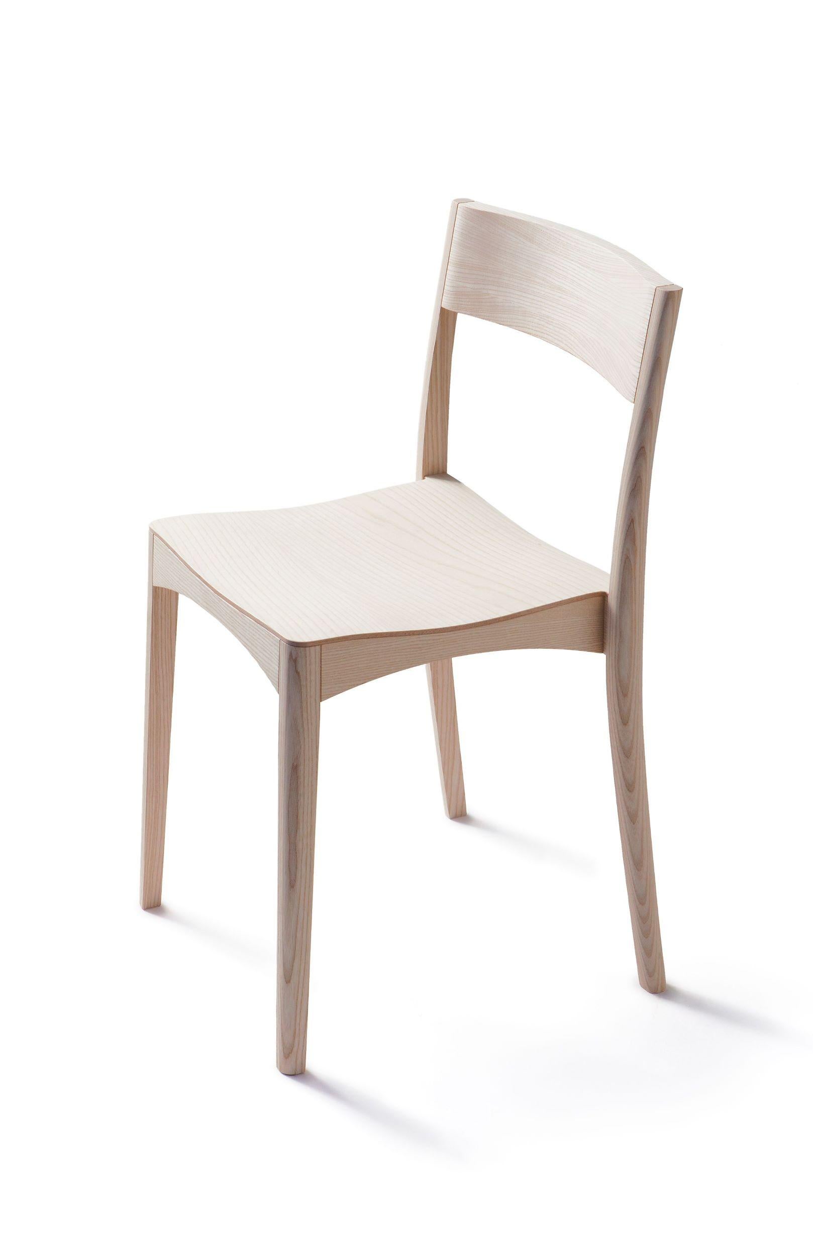 Woodwork October Light Chair in Ash by Samuli Naamanka For Sale