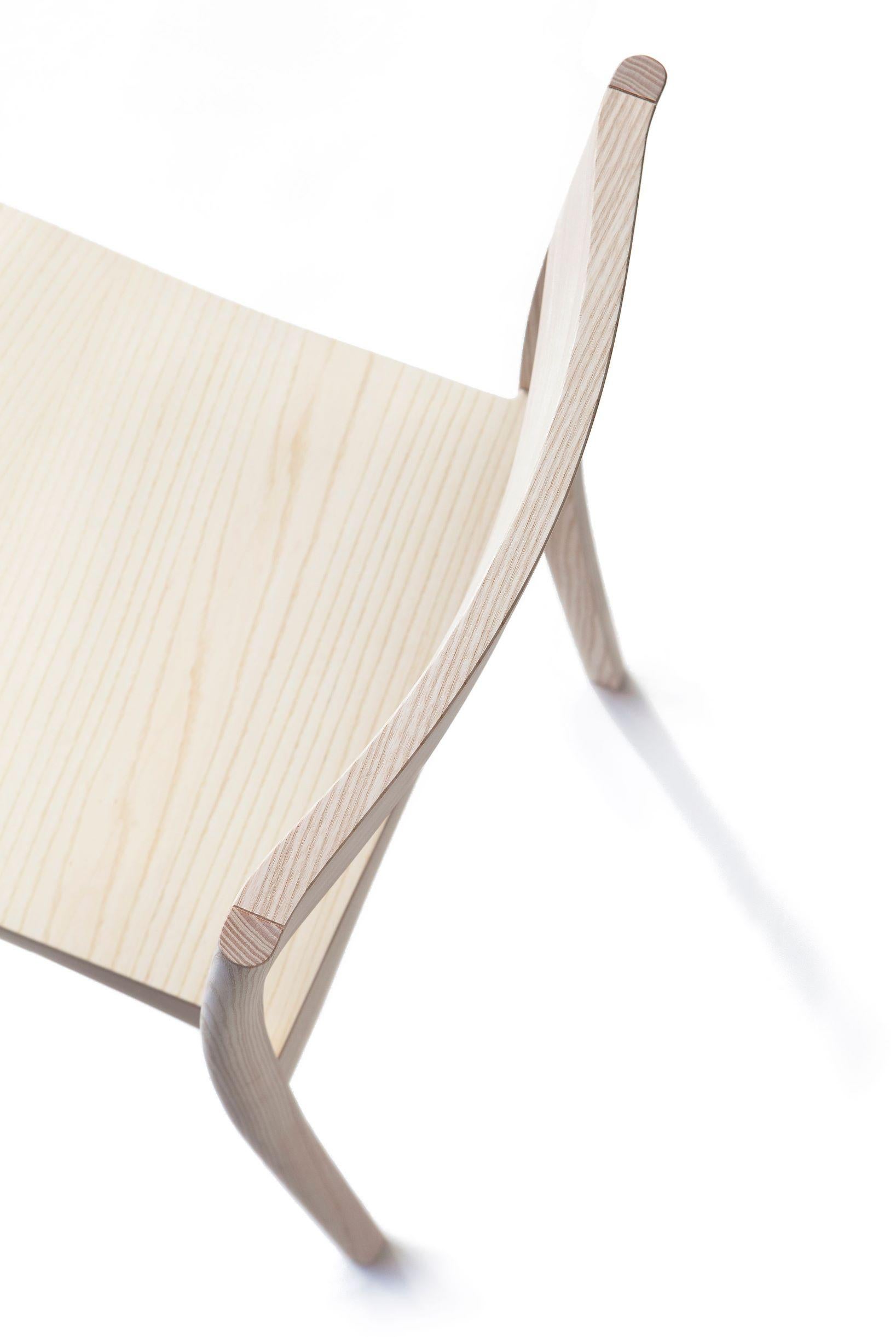 October Light Chair in Ash by Samuli Naamanka For Sale 1