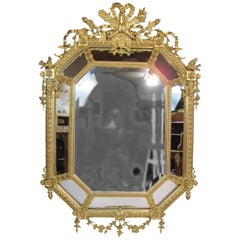 Octogonal Napoleon III Mirror Glazing Bead