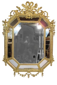 Octogonal Napoleon III Mirror Glazing Bead