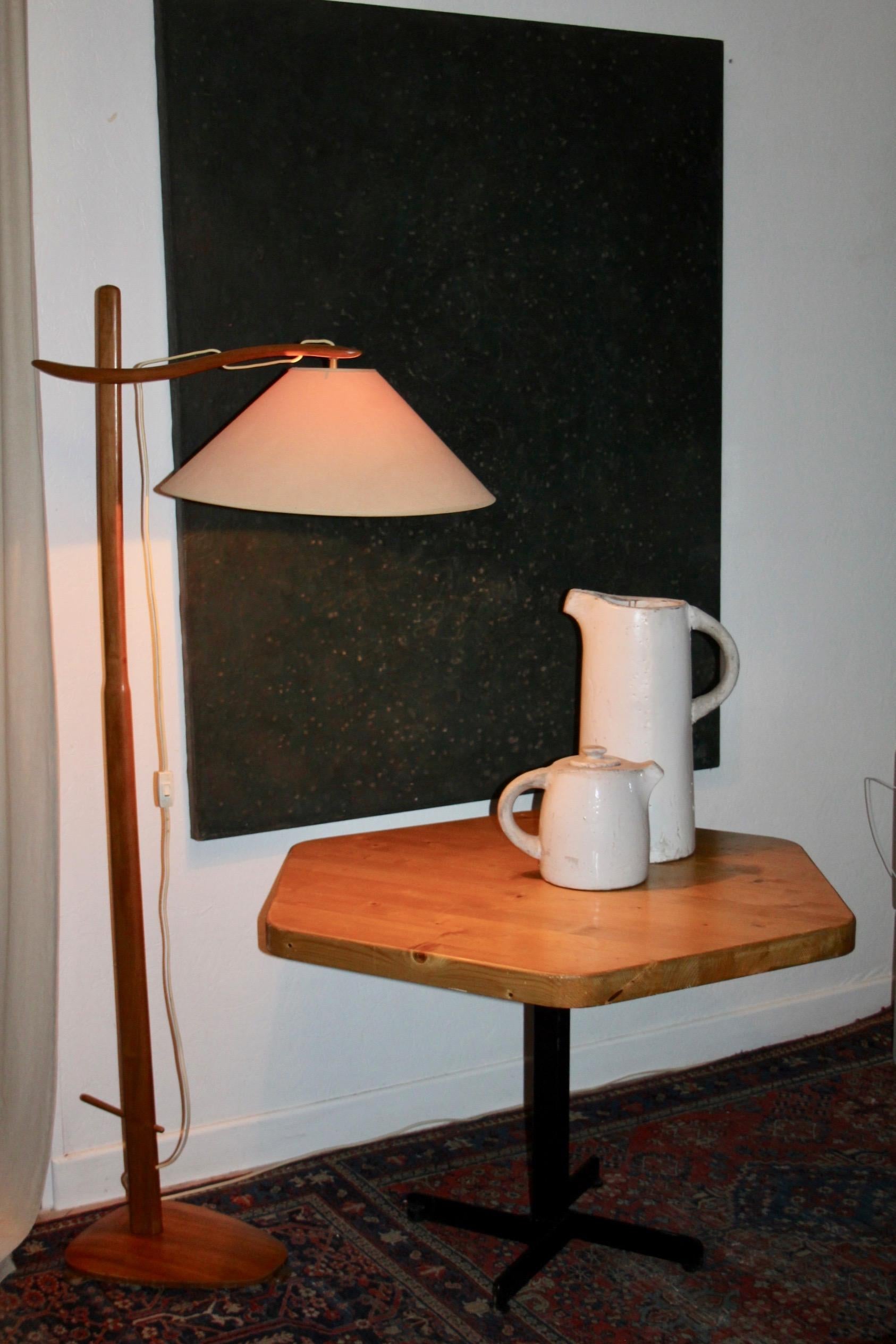 Octogonal Table by Charlotte Perriand for 'Les Arcs', France, 1960s For Sale 7