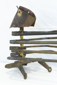 Octoman, 21st Century, Abstract, figurative, cast-bronze Metal Sculpture