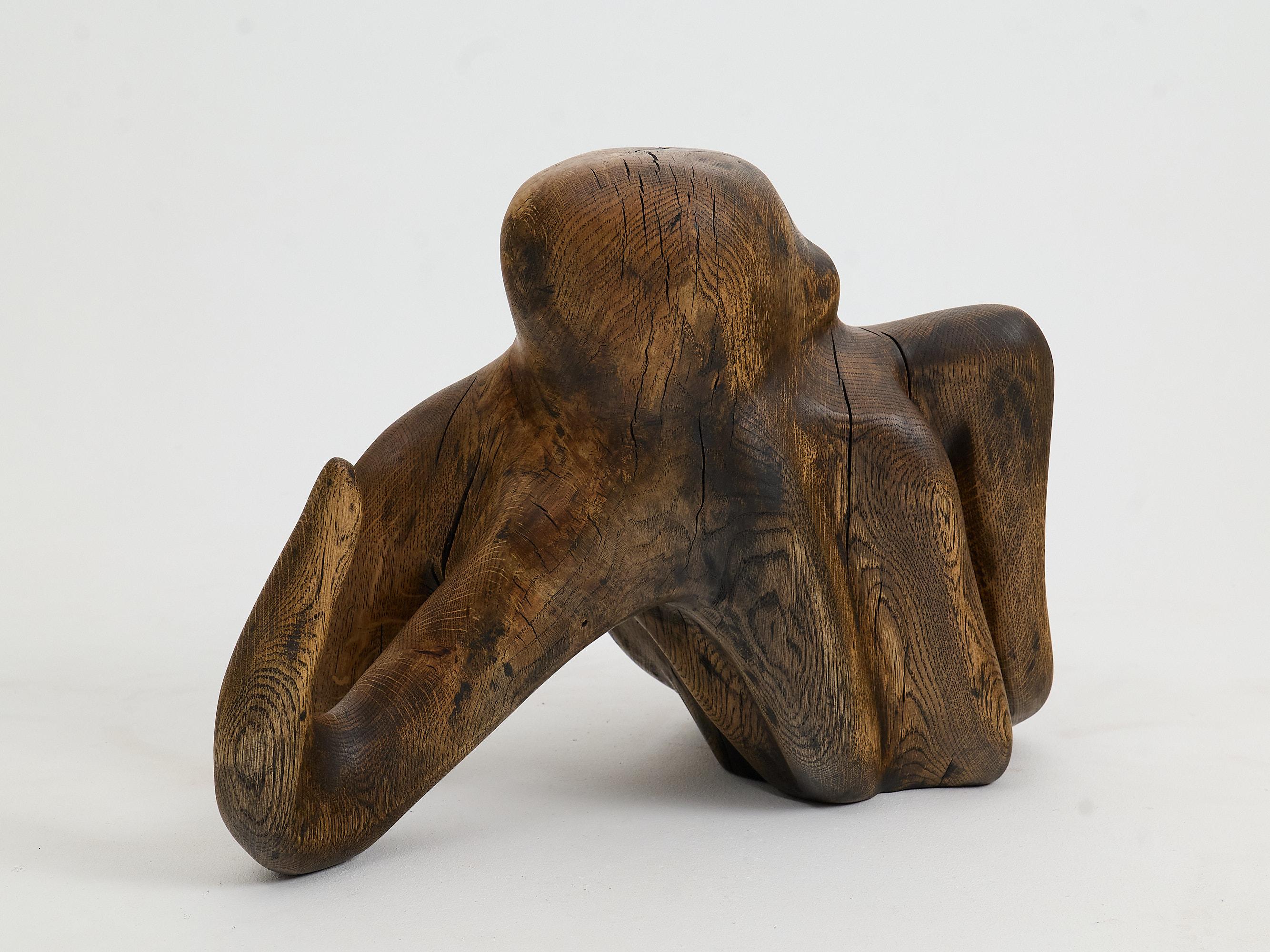 Octopus, Chainsaw Carved Decoration, Oak, Logniture 4