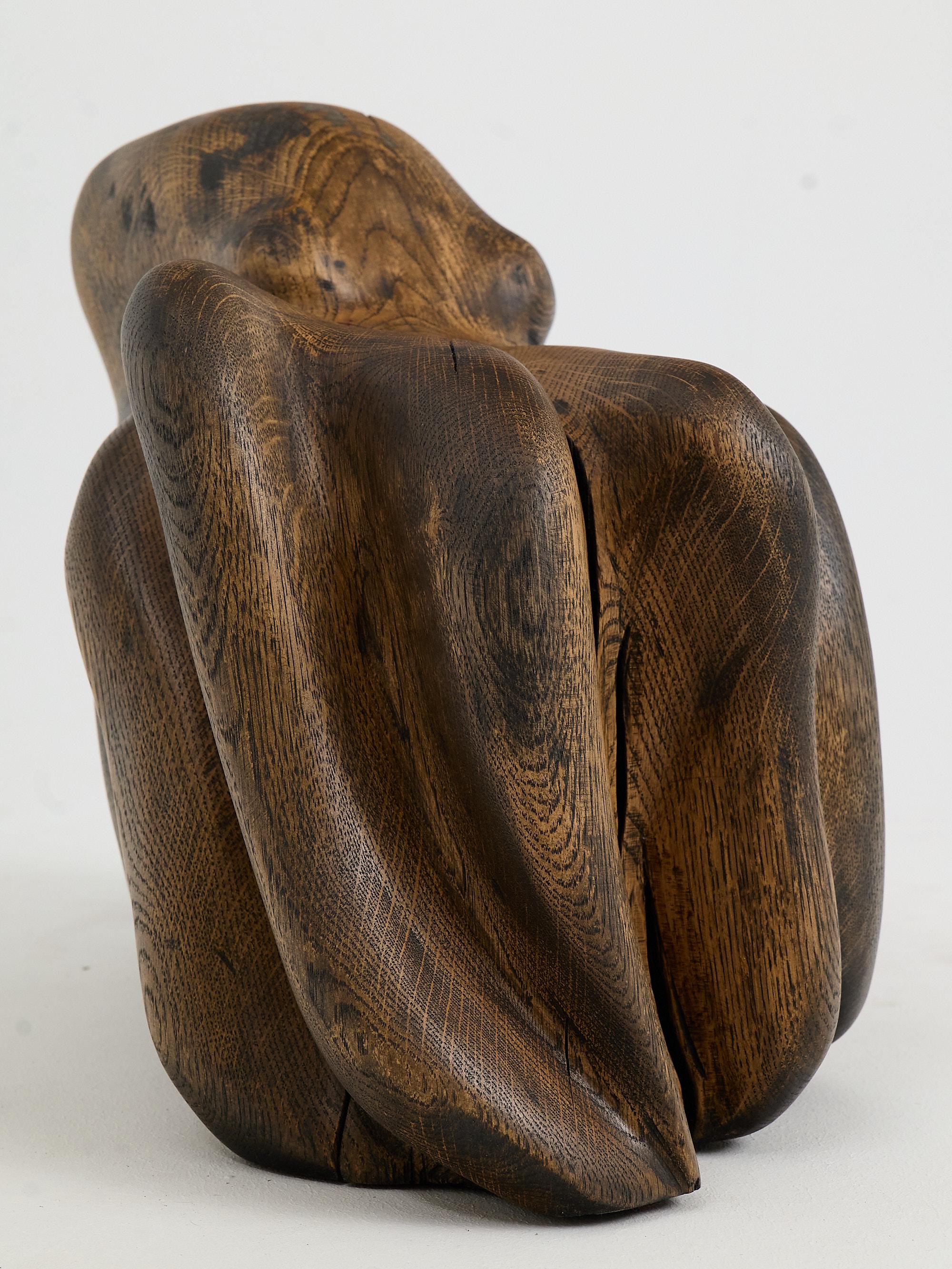Octopus, Chainsaw Carved Decoration, Oak, Logniture 7