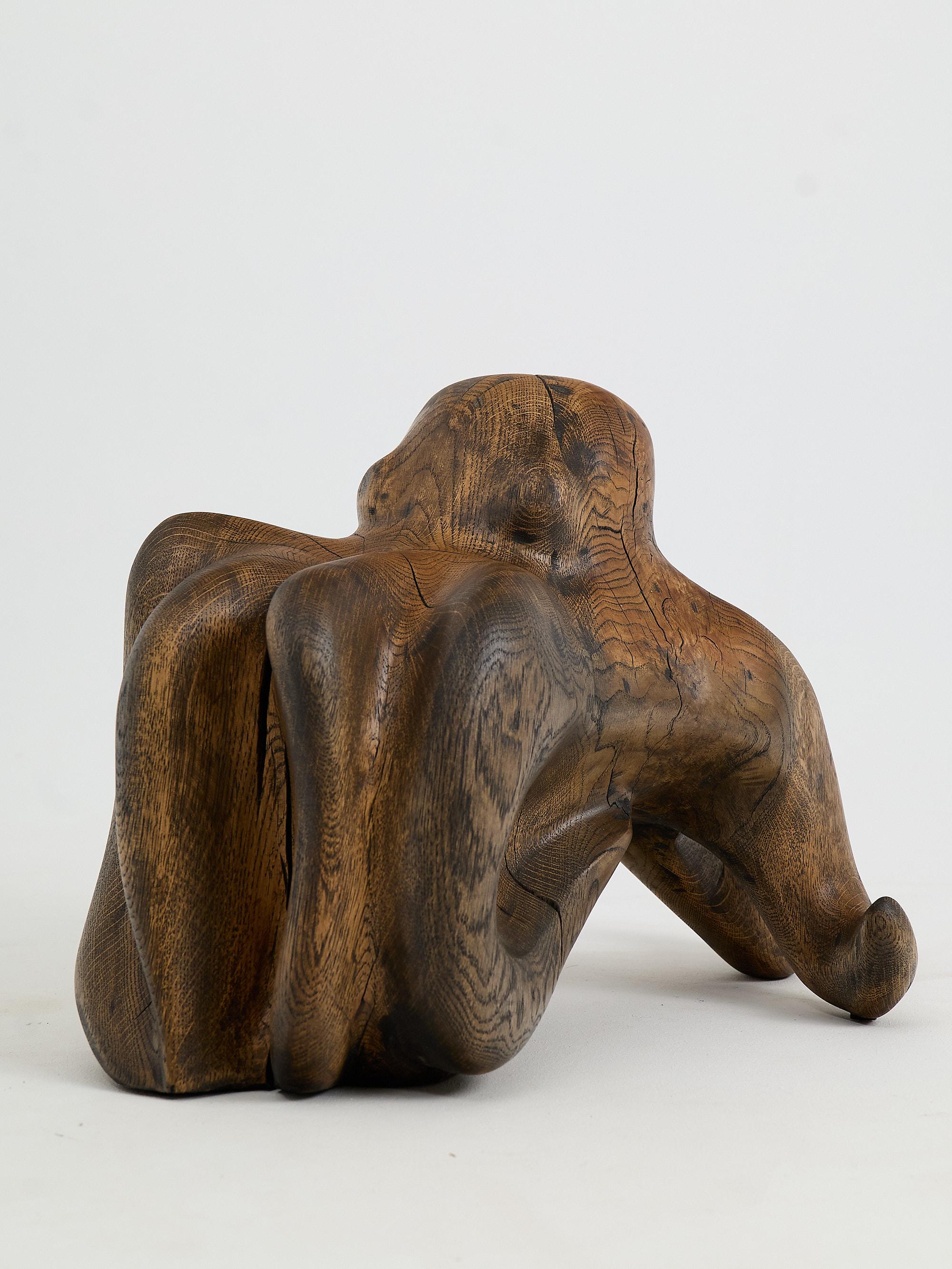 Octopus, Chainsaw Carved Decoration, Oak, Logniture In New Condition In Stara Gradiška, HR