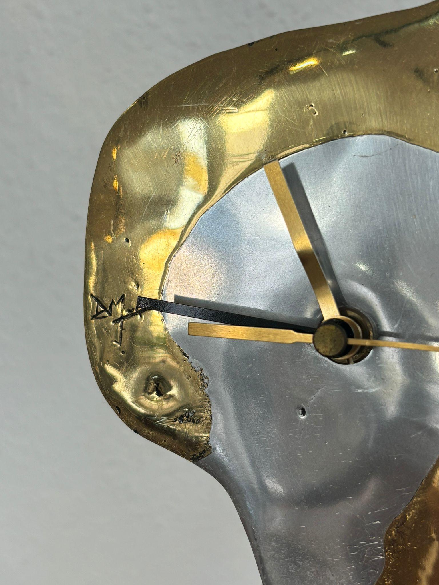 Horloge Octopus D005 fabriquée à la main en laiton moulé et aluminium Neuf - En vente à Benahavis, AN