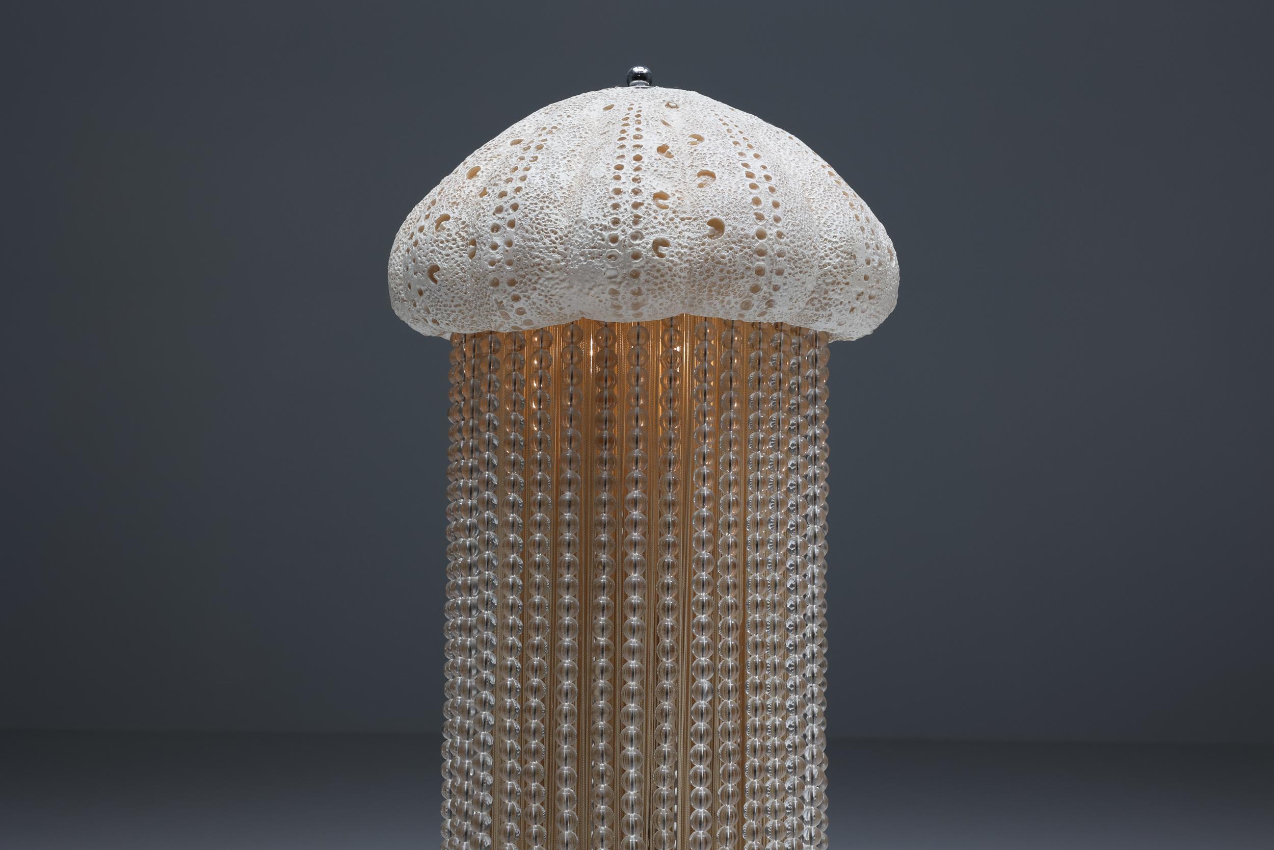 Jacques Garcia Octopus Floor Lamps, Metal Base, Mid-Century Modern, 1950's 1