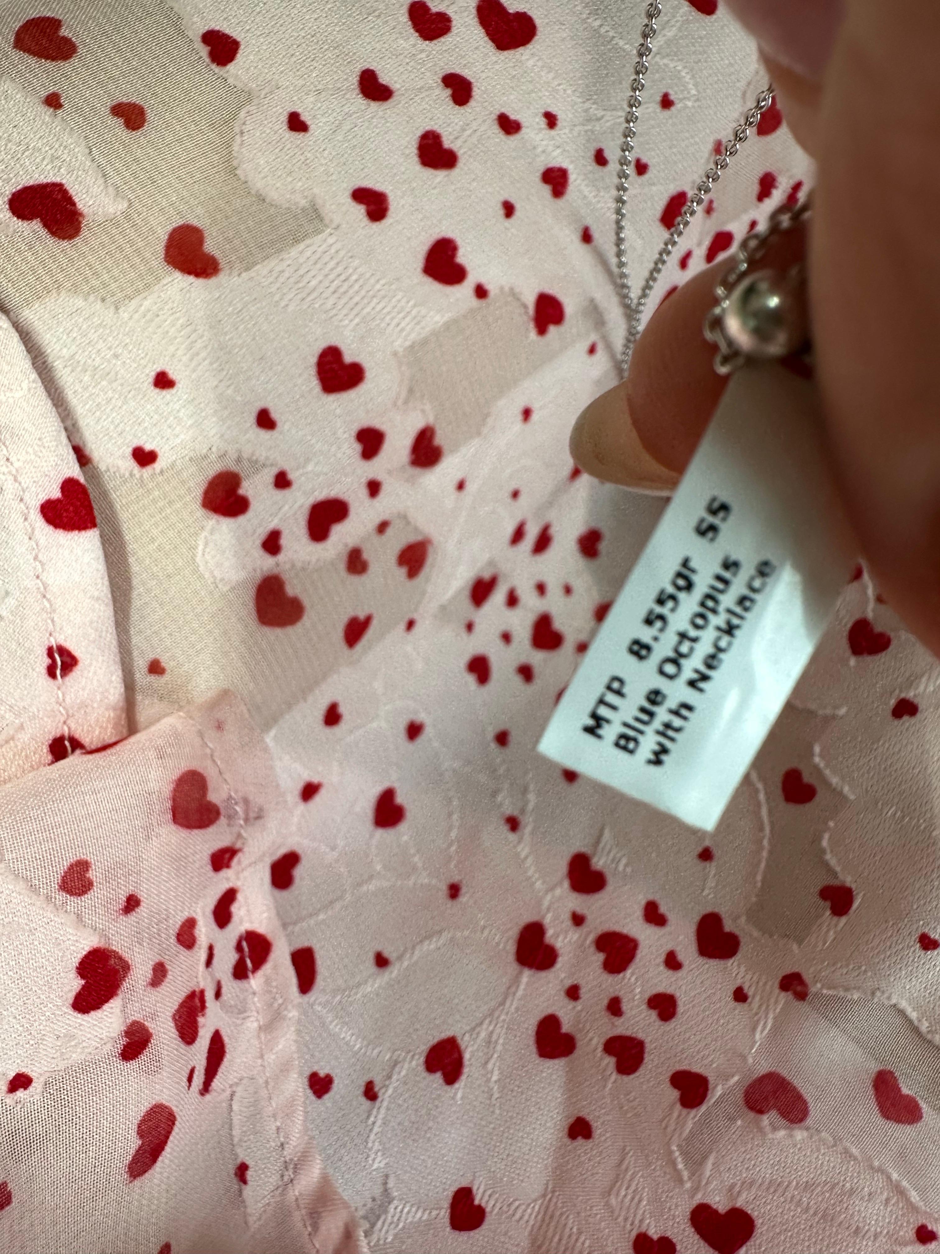 Collana con ciondolo a forma di polipo La catena SS misura 16