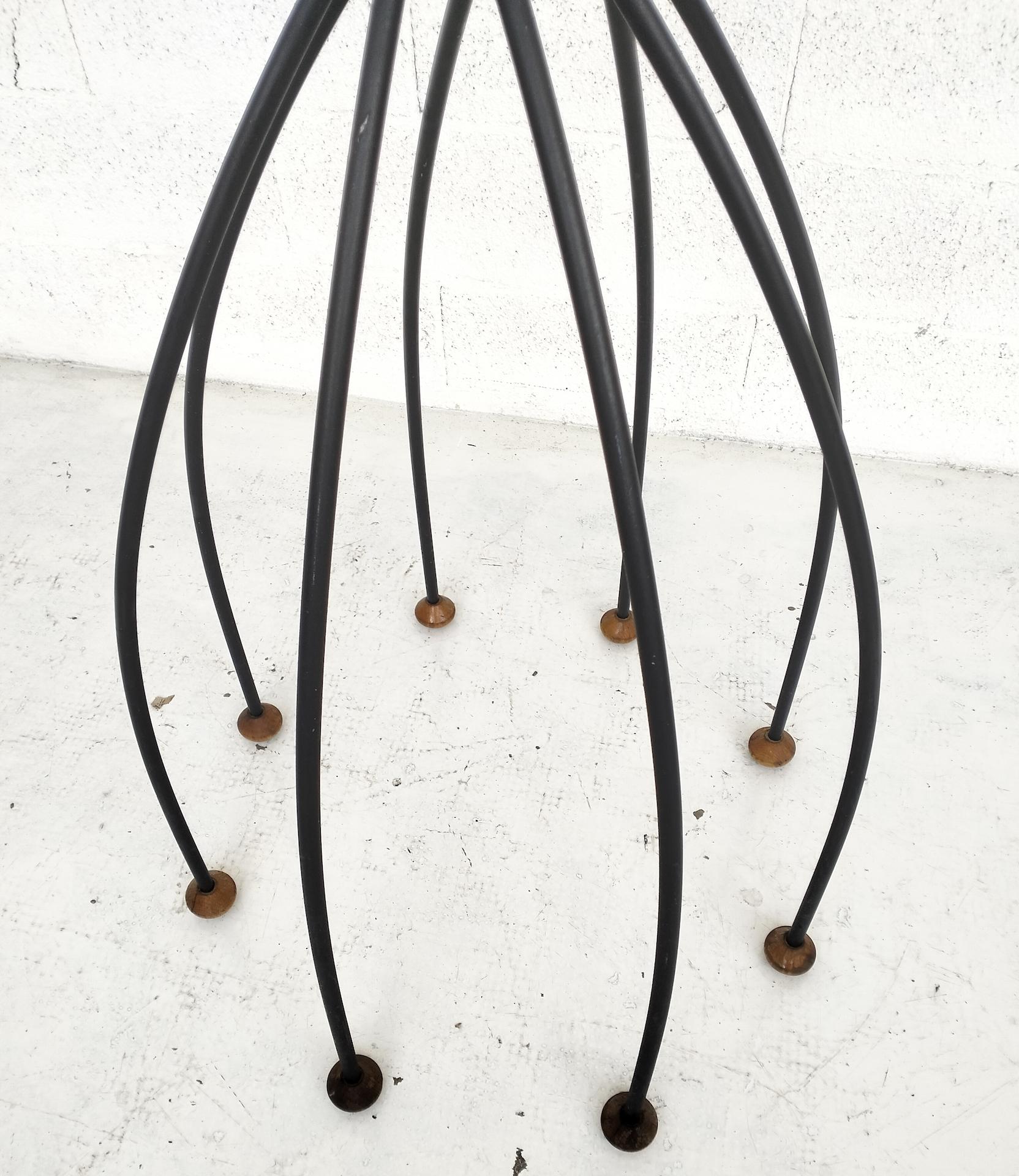 Italian Octopus wooden and metal coat rack by De Pas, D’Urbino, Lomazzi for Zanotta  90s For Sale