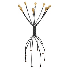 Octopus wooden and metal coat rack by De Pas, D’Urbino, Lomazzi for Zanotta  90s