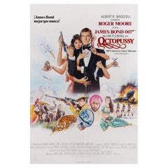 Octopussy 1983 British One Sheet Film Poster