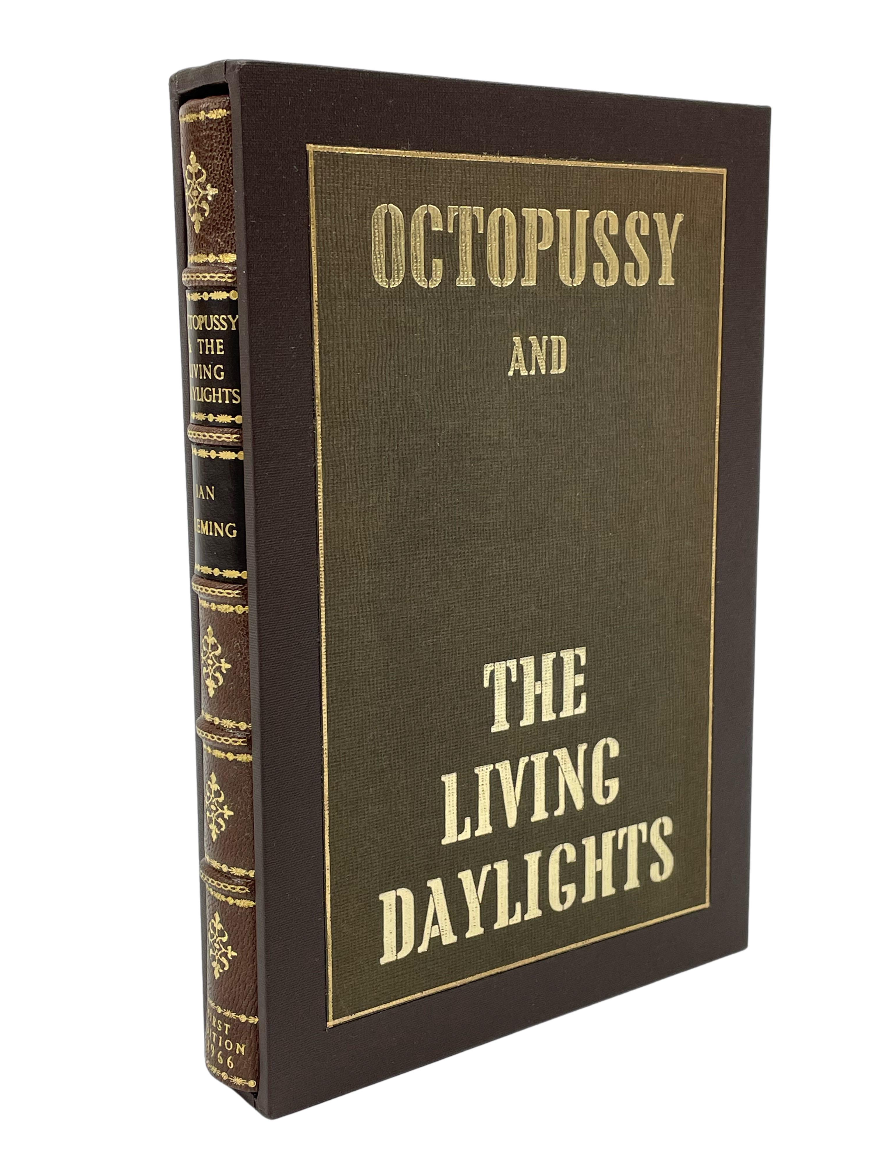 Octopussy and The Living Daylights by Ian Fleming, First UK Edition, 1966 In Good Condition For Sale In Colorado Springs, CO