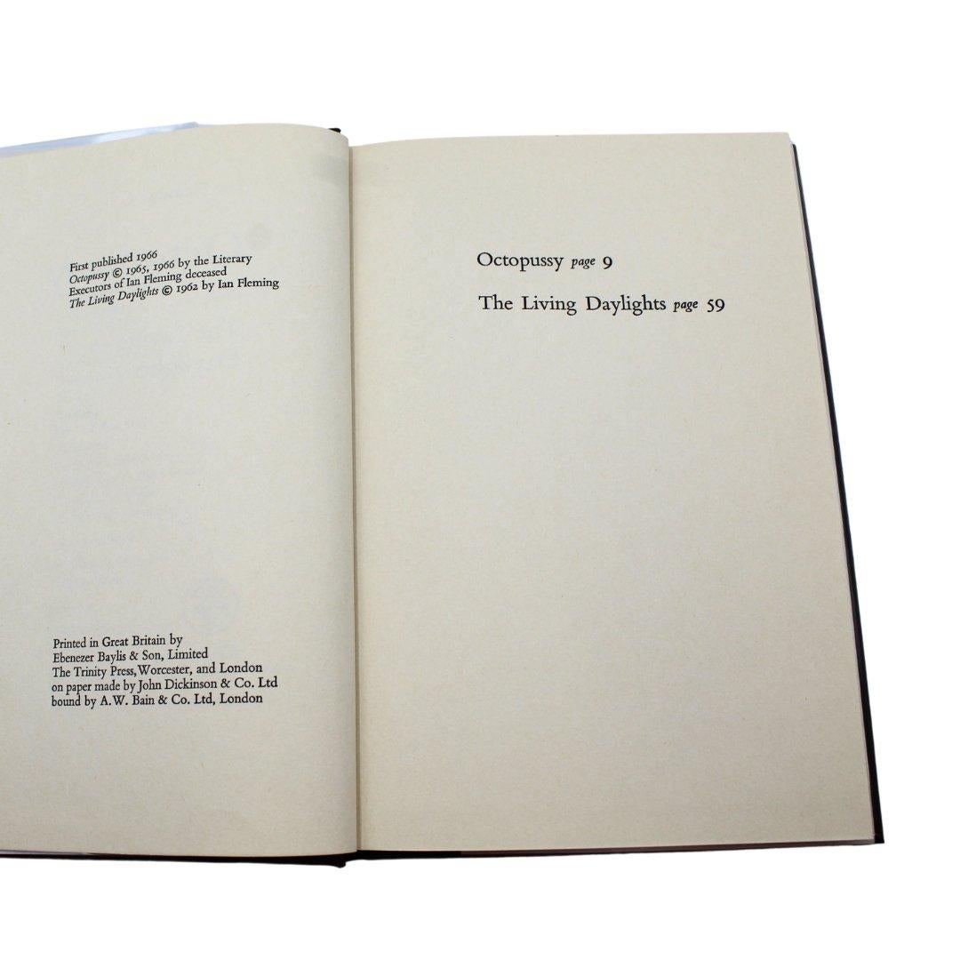 Octopussy and The Living Daylights by Ian Fleming, in Original Dust Jacket, 1966 For Sale 1