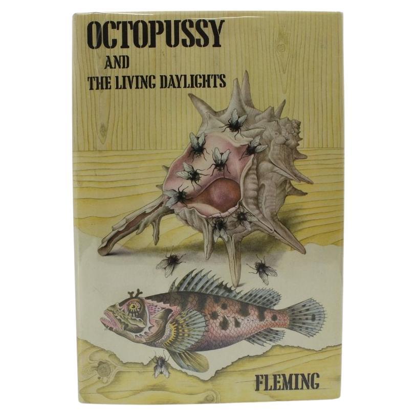 Fleming, Ian. Octopussy and The Living Daylights. London: Jonathan Cape, 1966. First edition, first impression. Octavo. Presented in the publisher's original dust jacket and black cloth boards with gilt titles to spine. 
Presented is the first