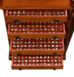 Ocularist's Glass Eye Cabinet