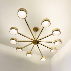 Oval Oculus Articulating Ceiling Light by Gaspare Asaro -Murano Glass