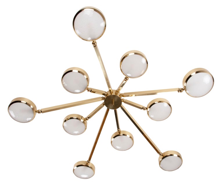 Oculus Articulating Ceiling Light by formAMurano Glass Version For