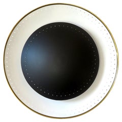 Oculus Black Wall Light by Gallery L7