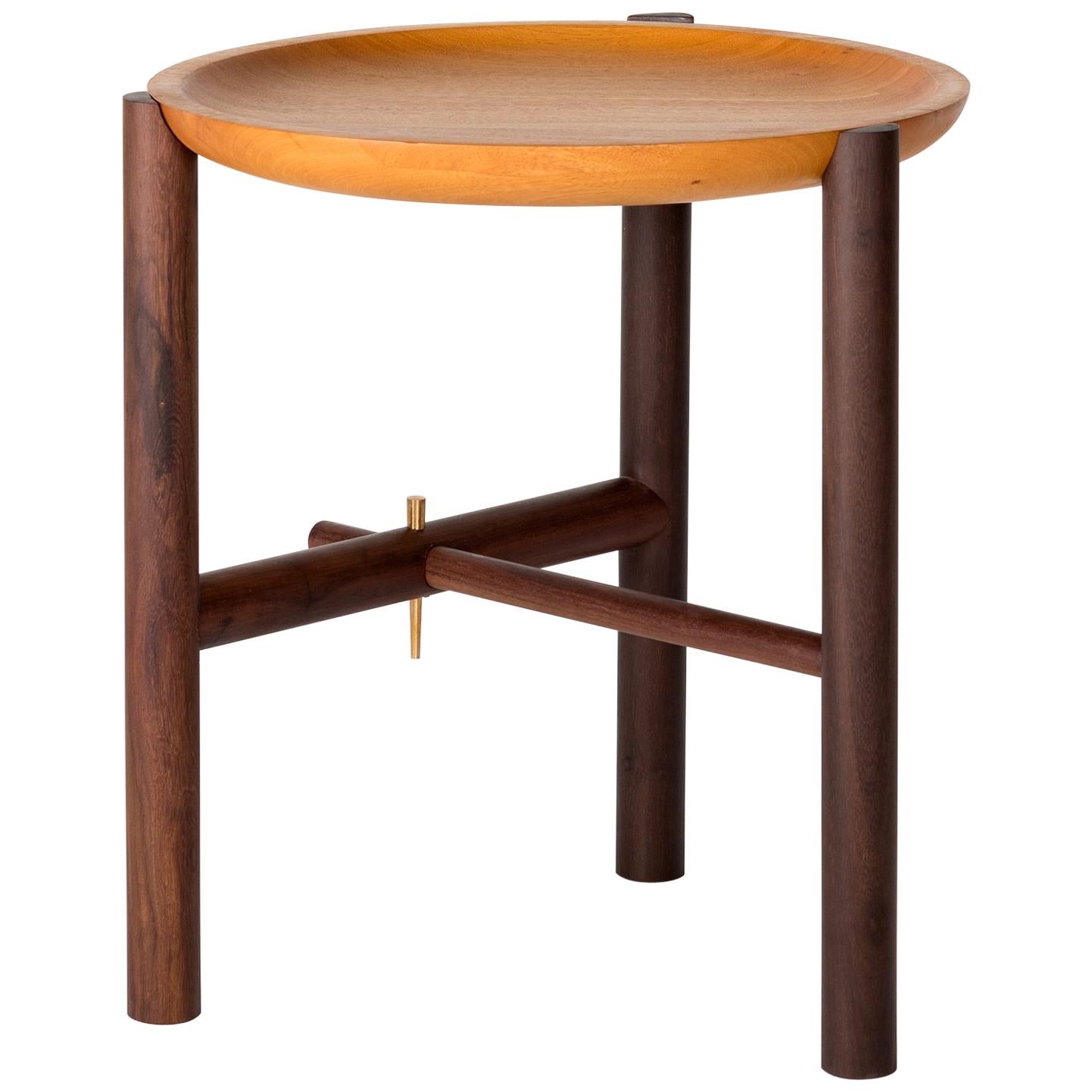 Ocum Side Table mexican contemporary design in tropical woods