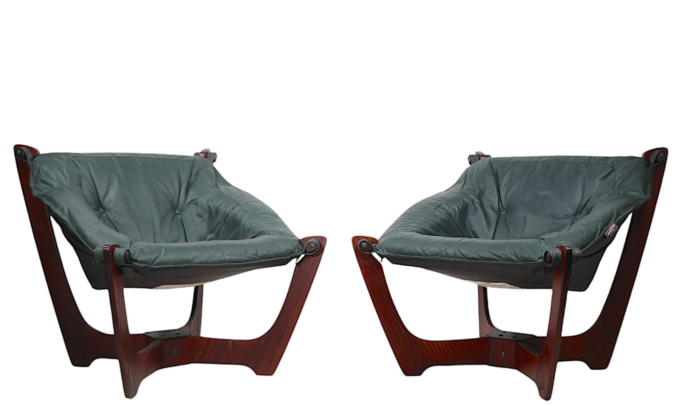 Odd Knutsen Sillas de salón Luna de Hjellegjerde Mobler Noruega Años 70 6 disponibles en venta 4