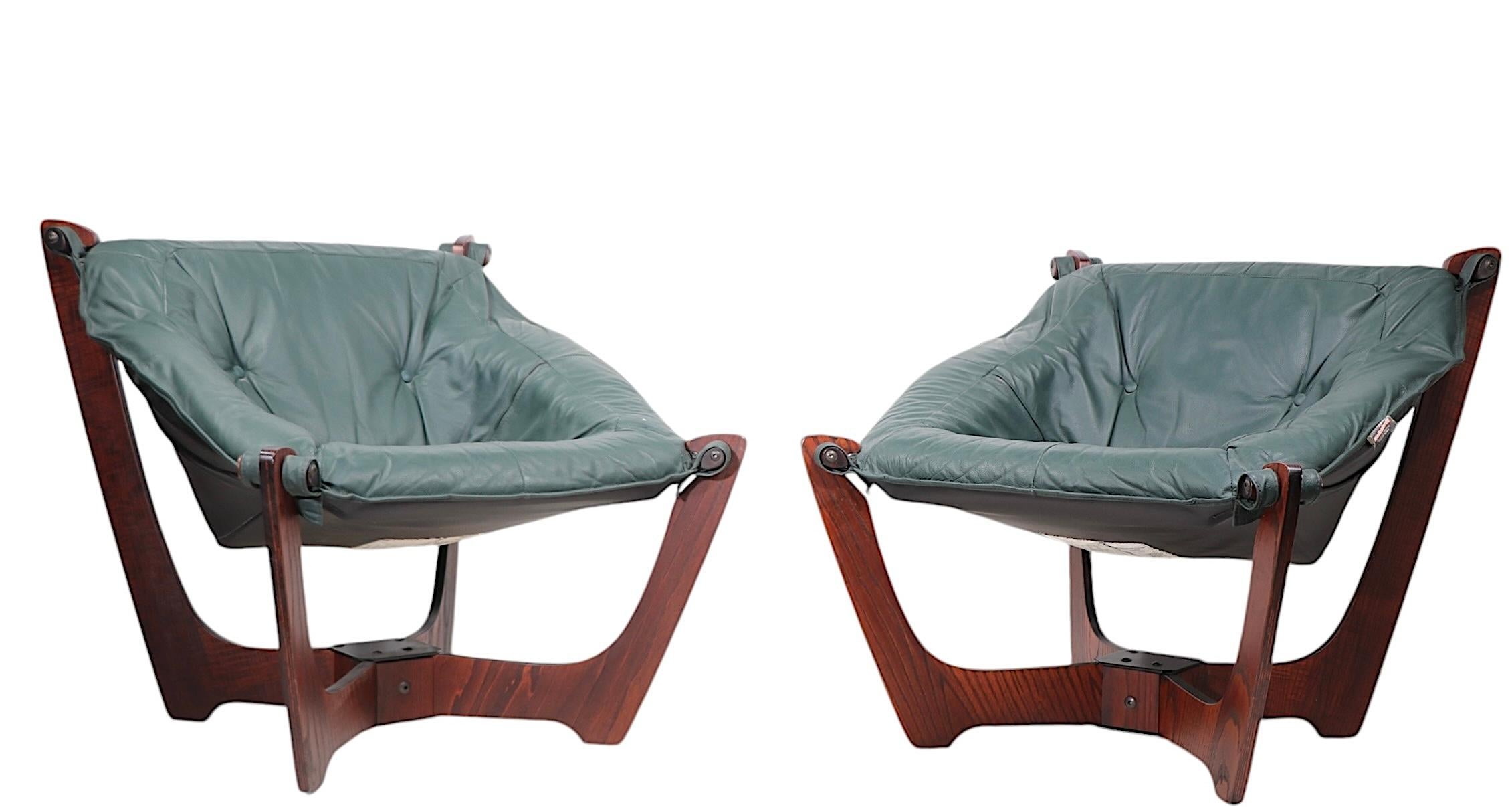 Odd Knutsen Sillas de salón Luna de Hjellegjerde Mobler Noruega Años 70 6 disponibles en venta 11