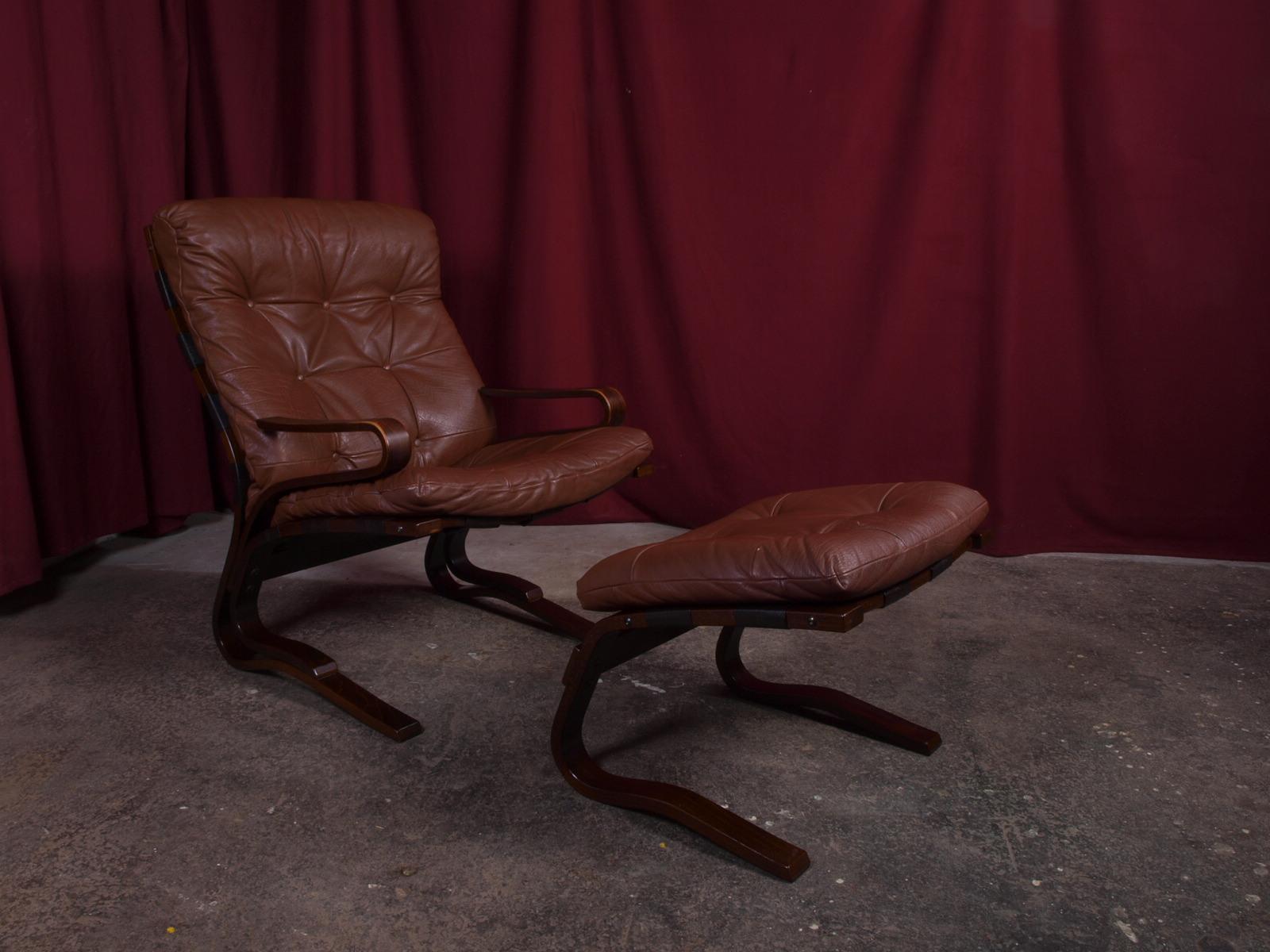 Mid-Century Modern Oddvin Rykken for Rybo Rykken & Co. 1970s Lounge Chair
