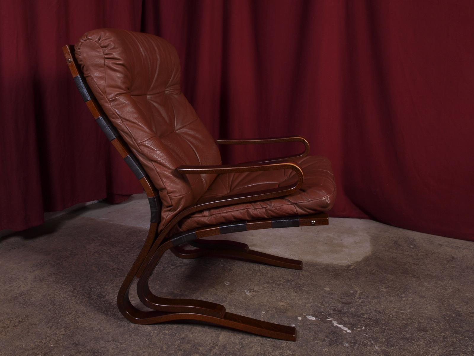 Oddvin Rykken for Rybo Rykken & Co. 1970s Lounge Chair In Good Condition In Store Heddinge, DK