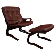 Oddvin Rykken pour Rybo Rykken & Co. fauteuil de salon des années 1970