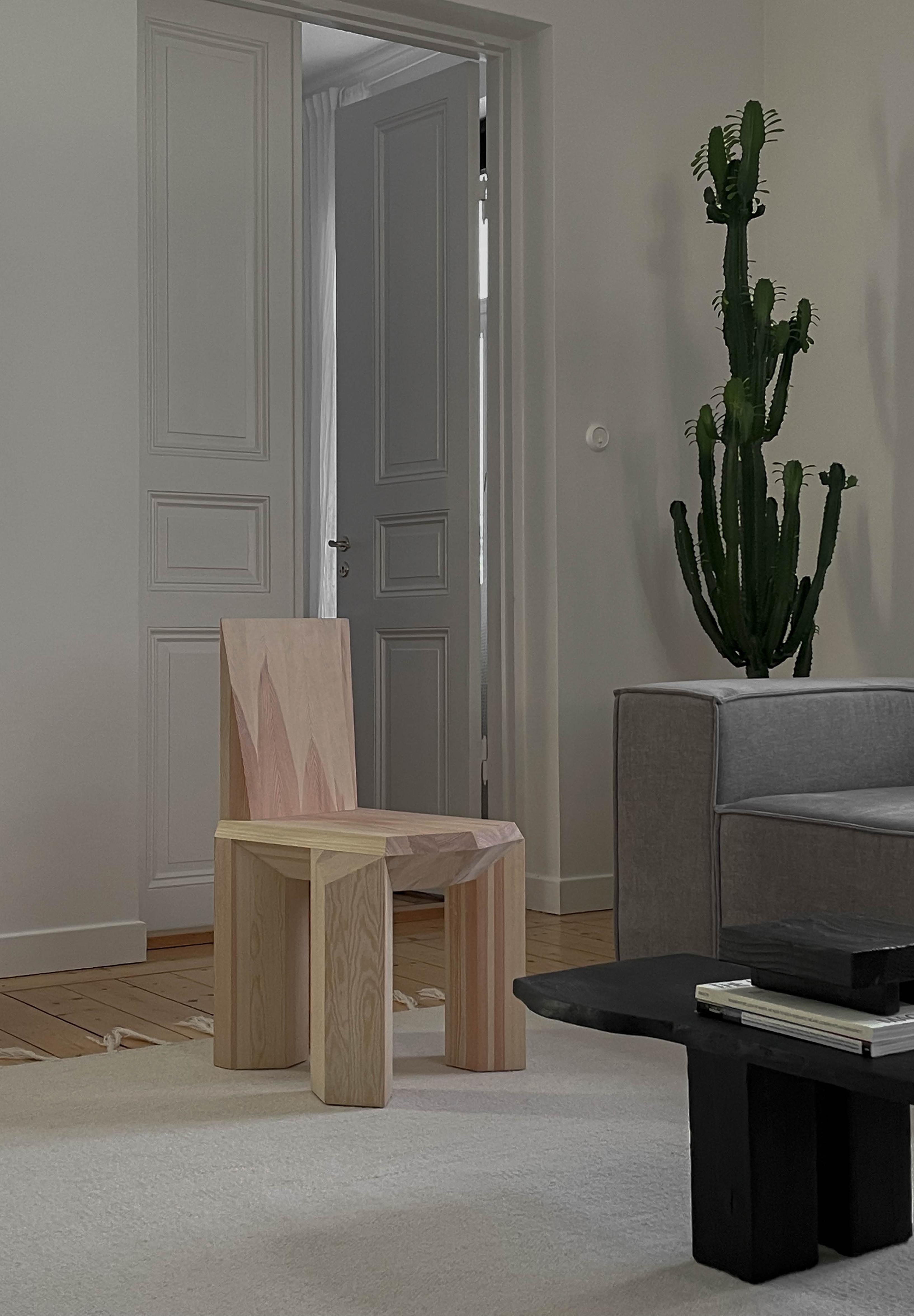 Pine Ode Chair by Sizar Alexis For Sale