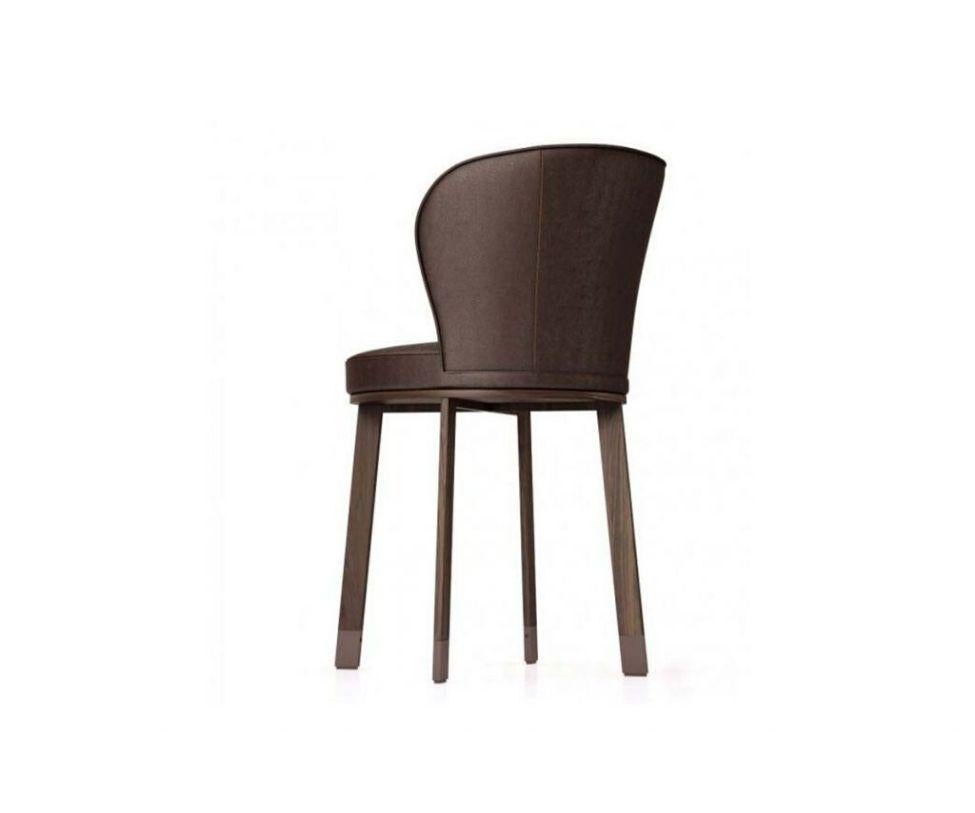 Modern Ode Chair in Leather by Giorgetti For Sale
