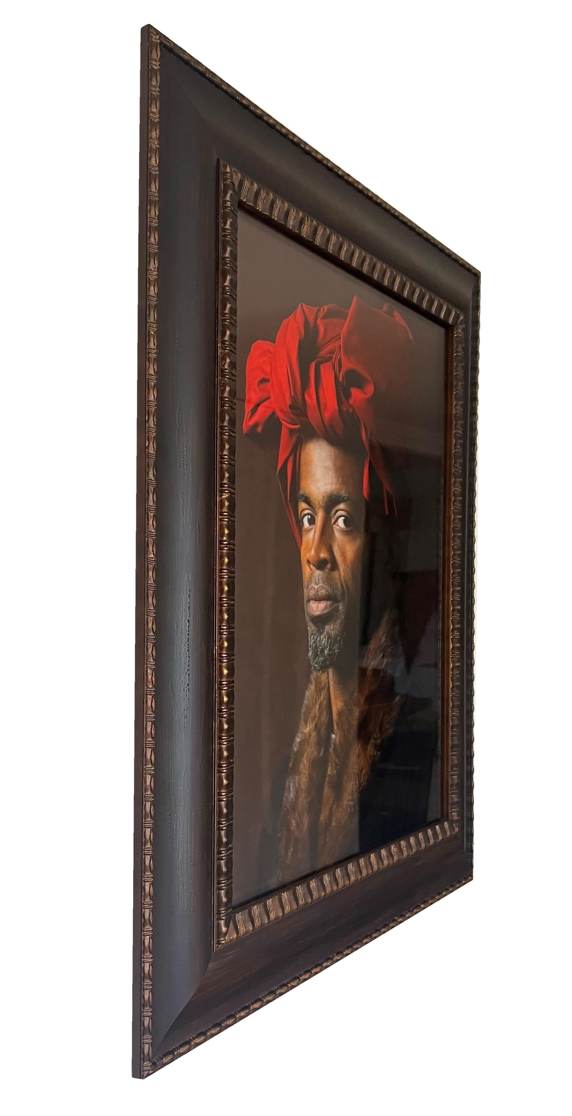 Ode to Van Eyck Self Portrait In Excellent Condition For Sale In Scottsdale, AZ