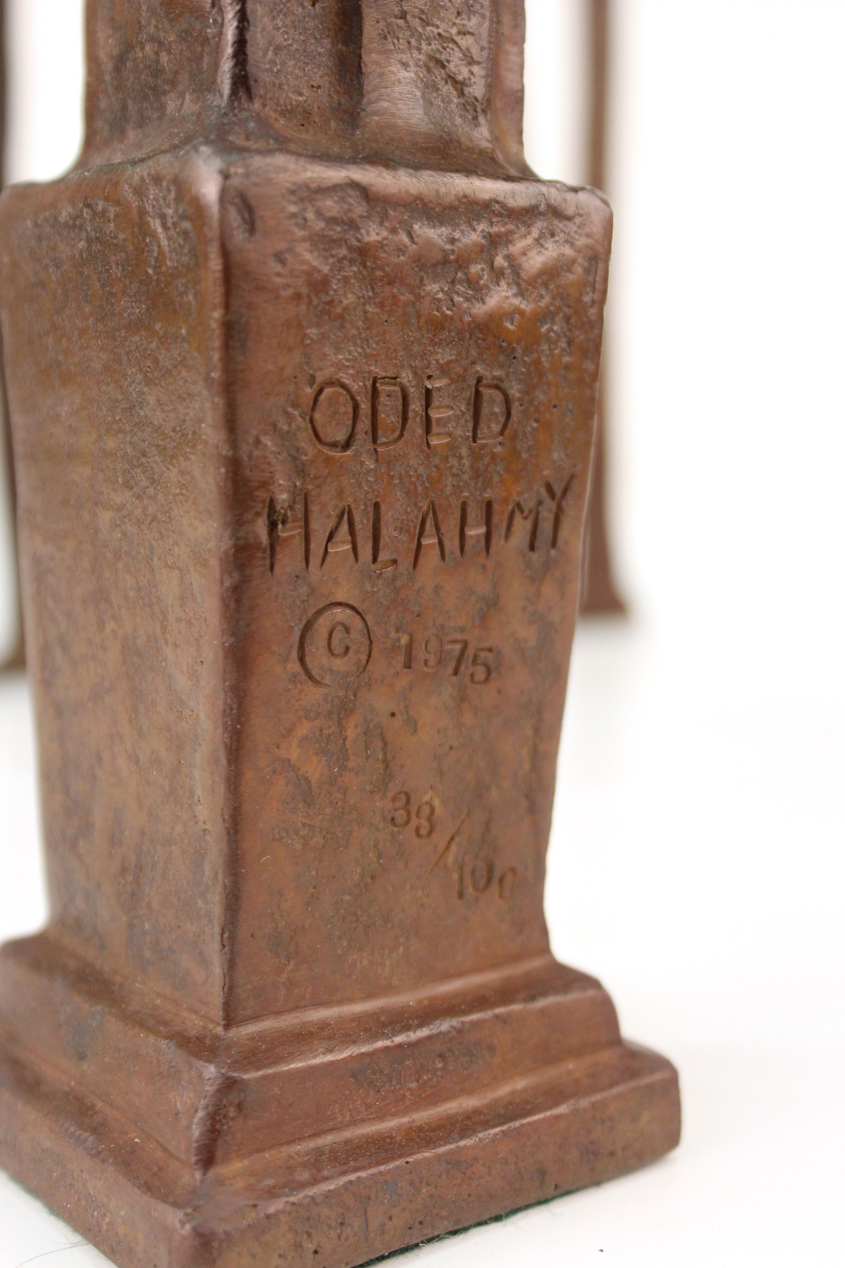 Oded Halahmy Modern Abstract Sculpture in Cast Bronze 6