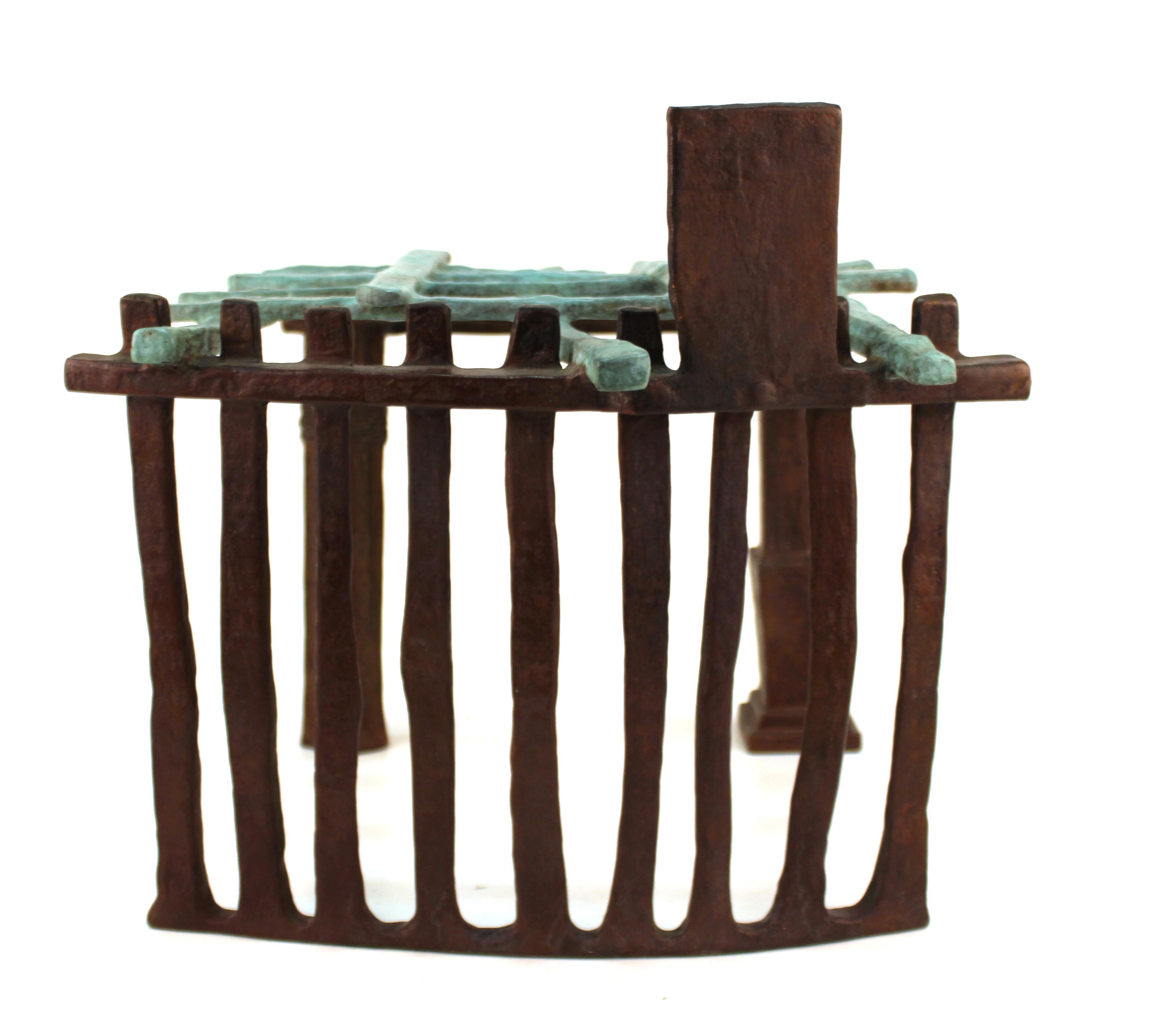 Oded Halahmy Modern Abstract Sculpture in Cast Bronze 3