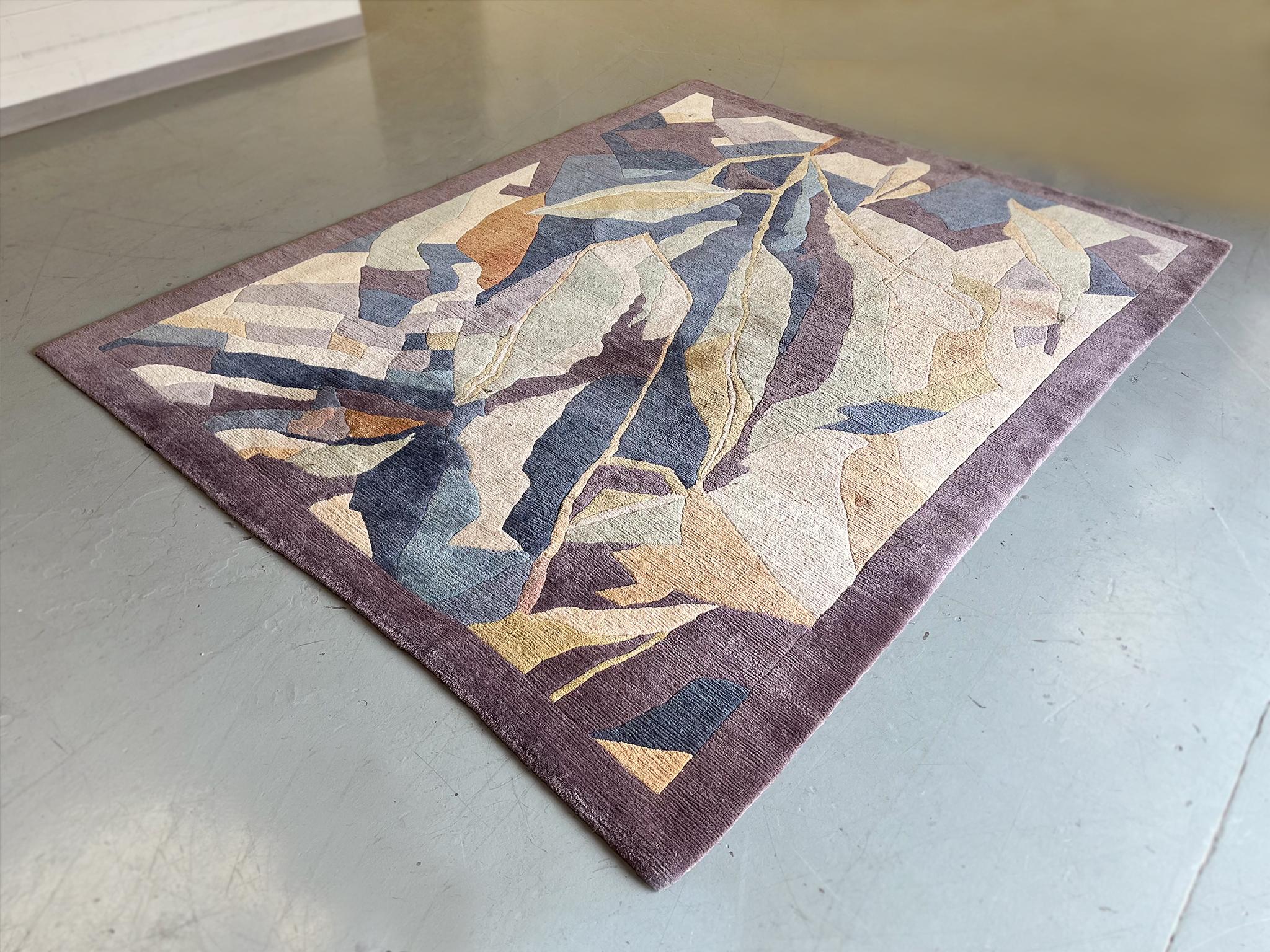Odegard-Teppich mit Design, Sonia Delaunay zugeschrieben im Angebot 5
