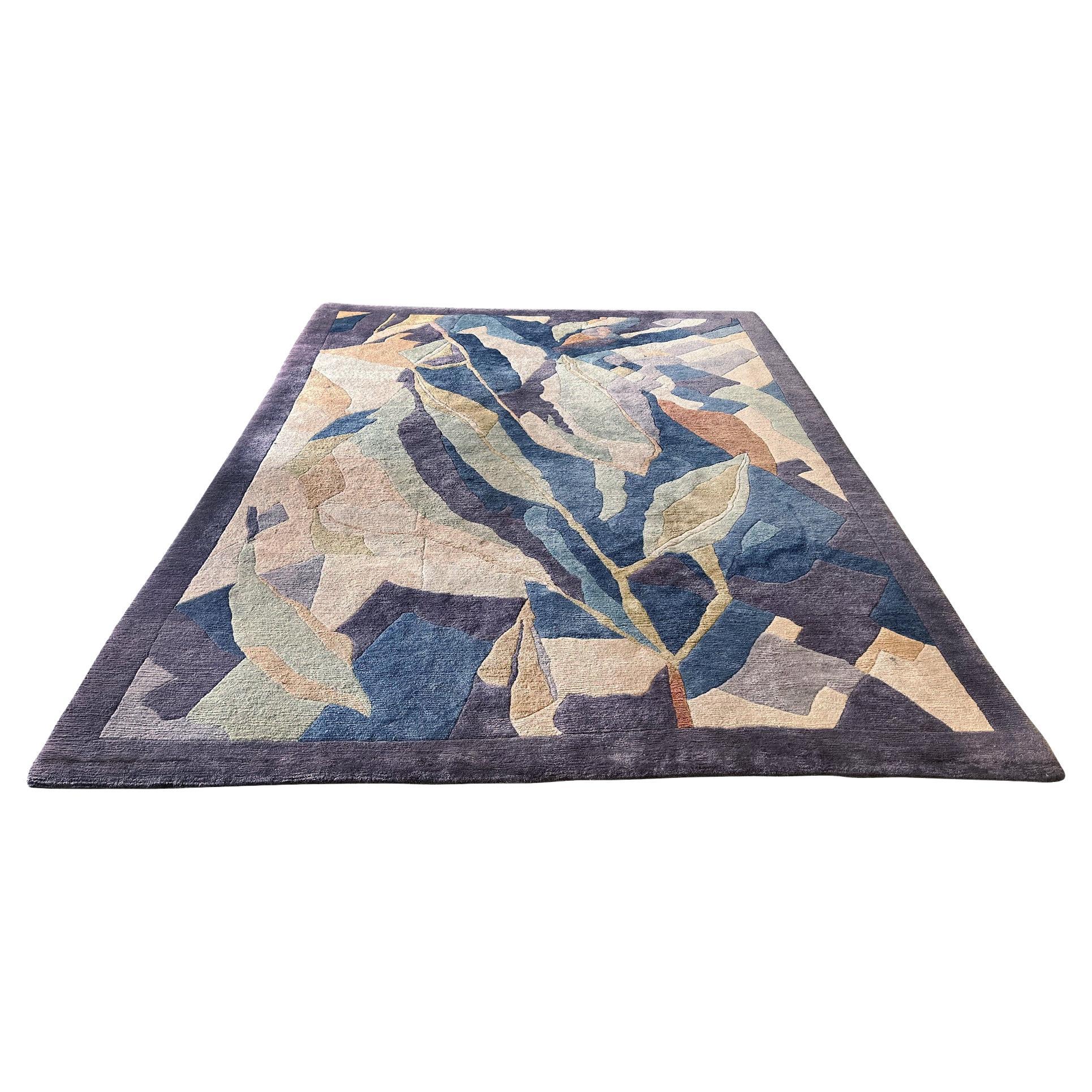 Odegard-Teppich mit Design, Sonia Delaunay zugeschrieben im Angebot
