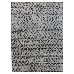 Alfombra de seda Charcoal Sari Lights, Odegard